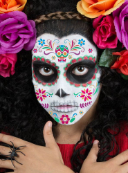 Product image 1 of the product “Makeup Stencil Day of the Dead 14x20 cm ”