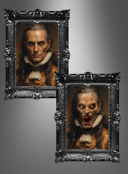 Product image 1 of the product “Large Lenticular Portrait Vampire 60x40cm ”