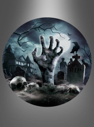 Product image 1 of the product “6 pcs Paper Plates Zombie Hand 23cm ”