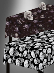 Artikelbild 1 des Artikels “Mehrweg Tischdecke Totenköpfe abwischbar “
