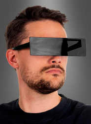 Product image 1 of the product “Black censorship glasses ”