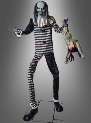 Product image 1 of the product “Giant Clown with Doll 240cm Animatronic ”