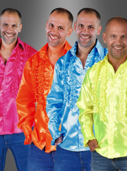 Artikelbild 1 des Artikels “Doppelreihiges Rüschenhemd waschbar 70er “