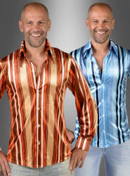 Product image 1 of the product “Striped Party Shirt for Men ”