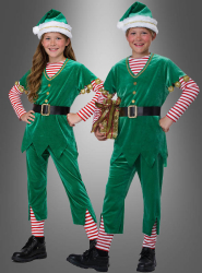Product image 1 of the product “Green Christmas Elf Child Costume ”