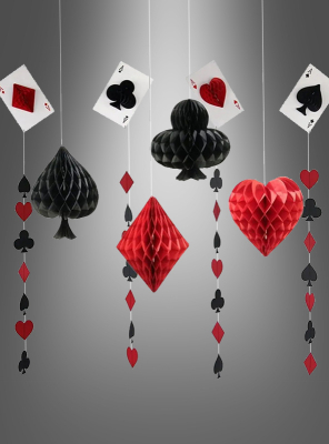 Hanging Casino Party Garlands 