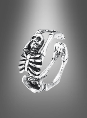 Skeleton Ring adjustable Halloween 