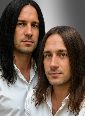 Long Hair Wig for men 