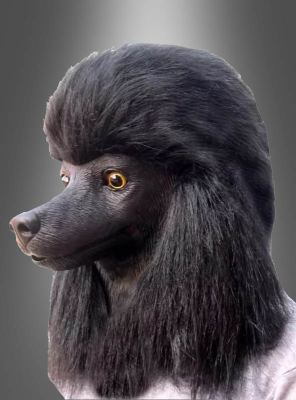 Pudel Vollmaske Karneval 