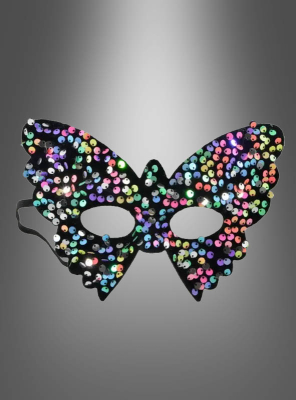 Butterfly eye mask sequins 
