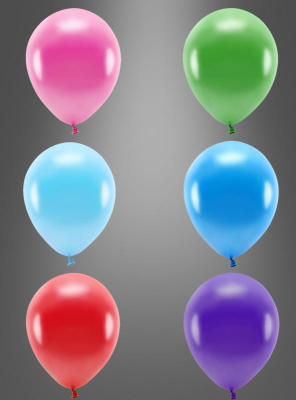 Öko Luftballons Partydeko glanzoptik 