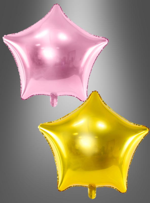 Folienballon Sternform 48 cm Partydeko 