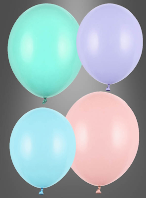 Premium Luftballons in Pastellfarben 