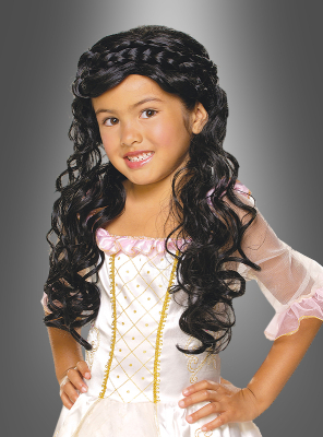 Prinzessin Perücke Rot - Kinder Perücke Für Karneval & Cosplay