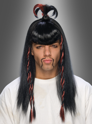 Samurai Wig - Japanese Asian 