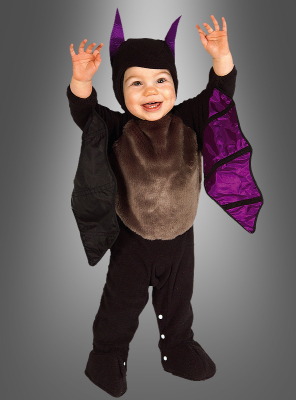Baby Fledermaus Kostüm Halloween - Ärmelloser Strampler Mit Hut Für Neugeborene 0-24 Monate