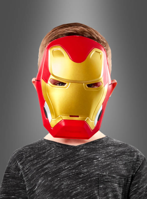 Iron Man Halbmaske für Kinder 
