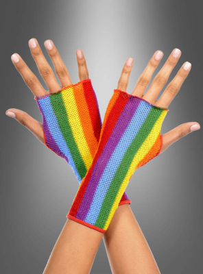 Fingerlose Armstulpen Rainbow 