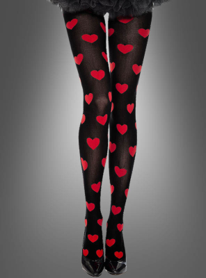 Tights with Hearts 