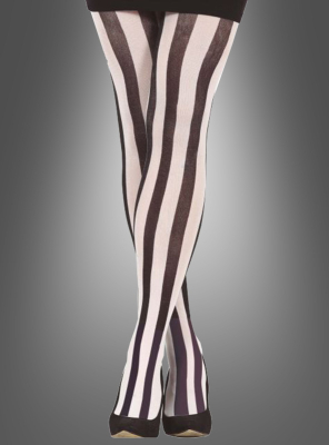 Opaque harlequin Tights black an white 