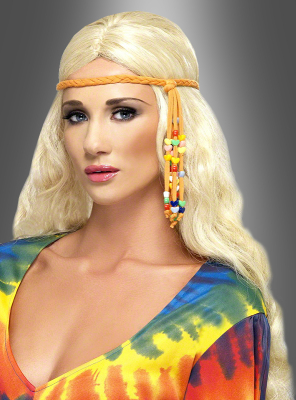Hippie Headband with beads 60s 