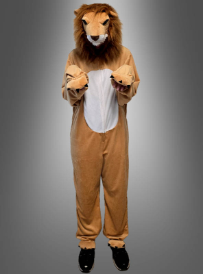 Deluxe Löwenkostüm aus Plüsch 