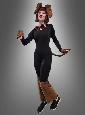 Brown Dog Costume Set Plush 