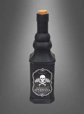 Black Poison Bottle Halloween 
