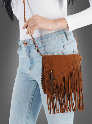 Fringed brown Bag 