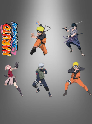 24 pcs Naruto Paper Figures 3.5cm 