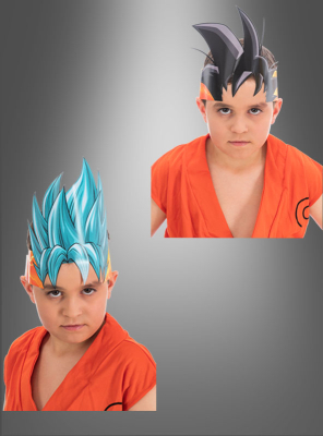Dragon ball z wig blue hot sale