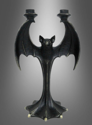 Fledermaus Kerzenständer 35cm Resin 