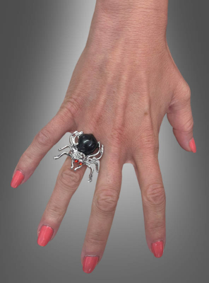 Verstellbarer Ring mit Spinne 