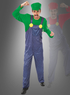 Grüner Klempner Herren Kostüm 