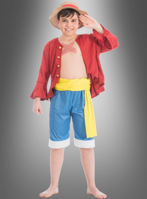 Ruffy Kostüm Kids One Piece 