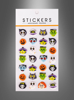 Halloween Sticker für Kinder 