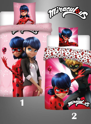 Miraculous Duvet Cover Ladybug & Cat Noir 