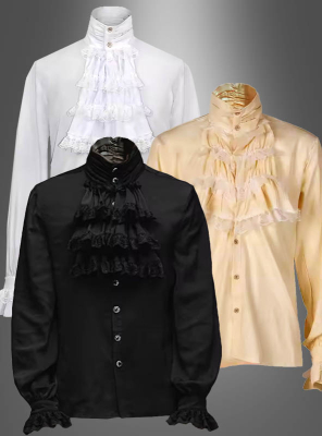 Victorian ruffled Shirt for Men 