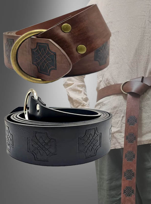 Medieval Belt black or brown 
