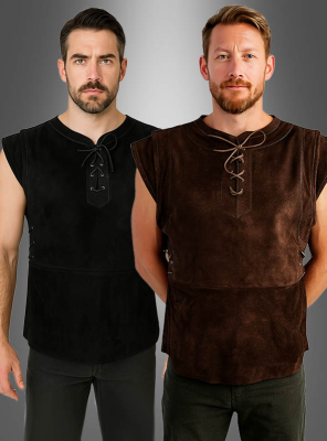 Medieval Doublet brown or black 