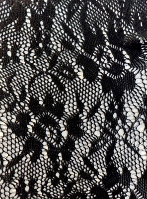 Romantic Tights with Lace Flower Pattern 