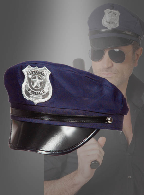 Police Cap blue 