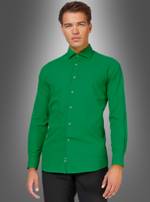 Grünes Langarm Hemd 