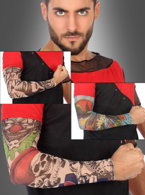 Eine Tattoo Fake Armstulpe 