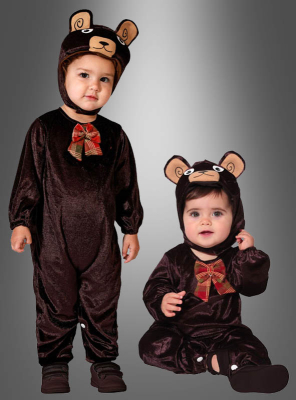 Goldiges Bär Kostüm für kleine Kinder 