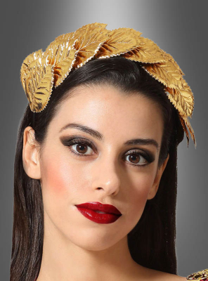 Laurel Wreath Head Band gold 