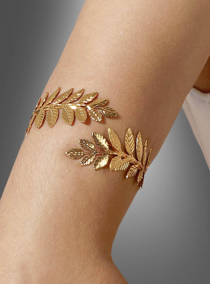 Armschmuck Lorbeerkranz Metall gold 