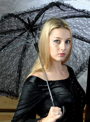 Gothic Lace Umbrella 