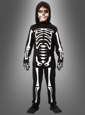 Nachtleuchtender Skelett Anzug Kinder 