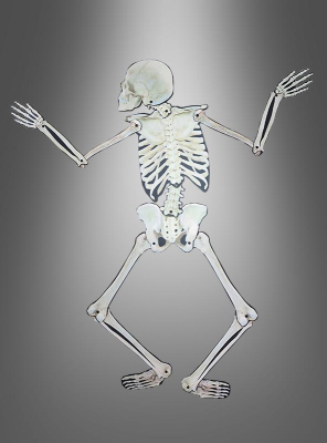 NEU Halloween-Deko Skelett mit Fetzenkutte, ca. 180cm, mit leuchtenden  Augen - Halloween Figuren & Groß-Deko Halloween Produkte 